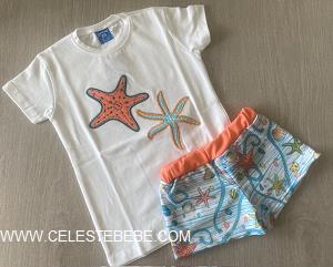 CONJUNTO BAÑO NIÑO ESTRELLAS