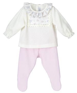 CONJUNTO BEBE PRIMERA PUESTA ROSA