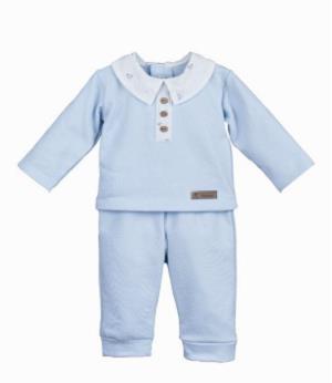 CHANDAL BB NIÑO CUELLO BAMBULA AZUL